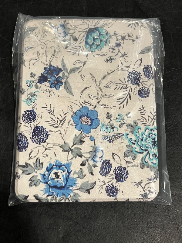 Photo 1 of MoKo Case for 6" All-New Kindle 11th Generation (2024/2022) | Lightweight Shell Cover | with Auto Wake/Sleep | for e-Reader | White Blue Floral
