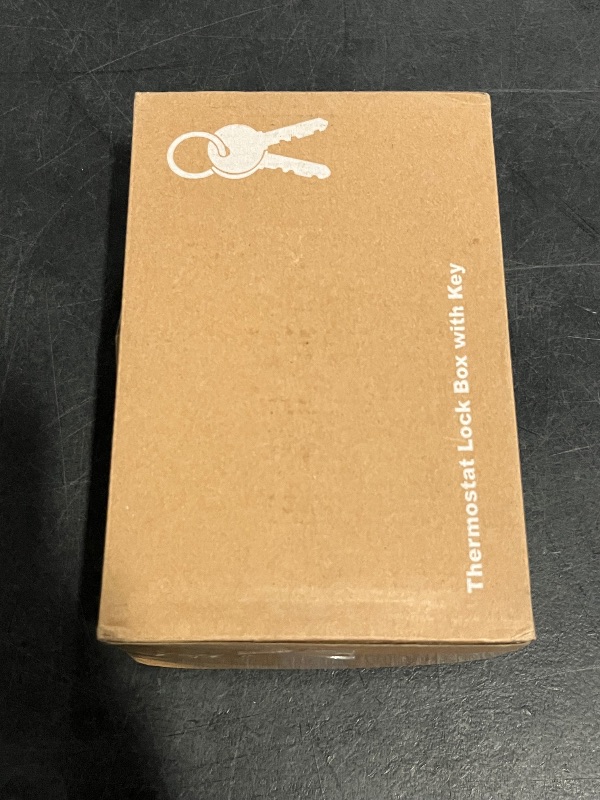 Photo 1 of Universal Thermostat Lock Box Thermostat Cover with Lock Compatible With Honeywell Home Thermostat On Wall Ac Lock Box Cover with Key Fits Thermostats 4.8"H x 6" W or Smaller
