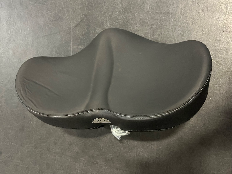 Photo 1 of YLG Oversized Noseless Bike Seat for Men Women Comfort - Extra Large Noseless Padding Bicycle seat Suitable for City, Electric Bikes, Wide Bike Saddle Cushion…
