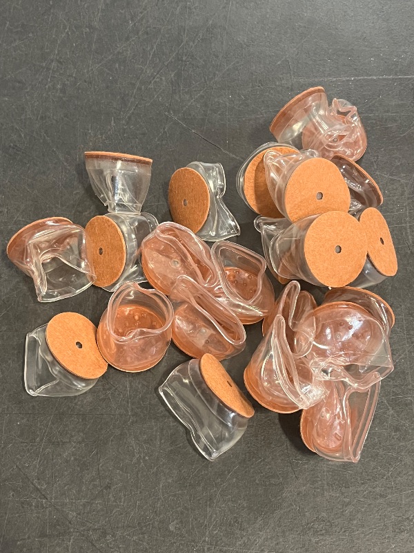 Photo 1 of 24 Pcs Chair Leg Floor Protectors for Hardwood Floors Silicone Covers to Protect Wood Tile Floors Felt Pads Furniture Leg Caps Anti-Scratch Reduce Noise (Fit:1.3"-2")
