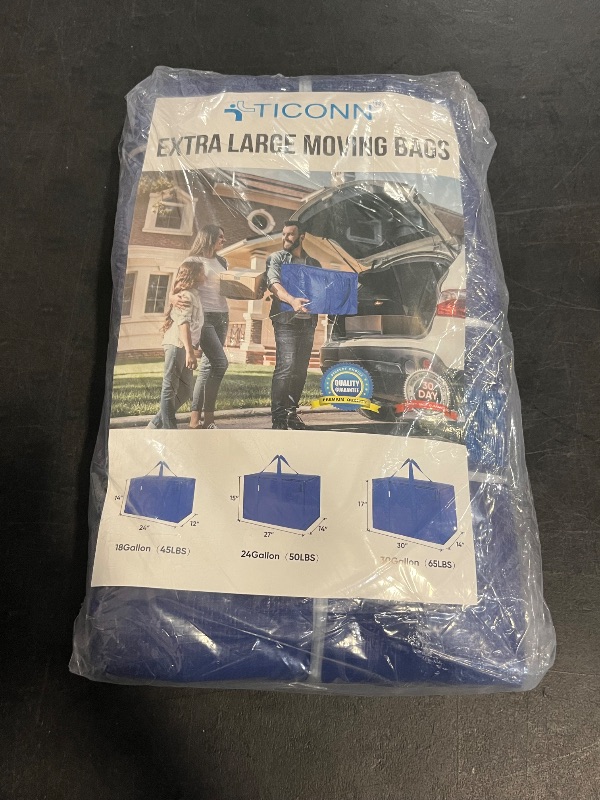 Photo 1 of 57 Gallon Extra Large Storage Bags, XXL Jumbo Large Moving Bags Heavy Duty, Storage Totes Moving Boxes Supplies for College, Foldable Duffle Bag for Travel, Christmas Tree Bag, 42x23x13.5inch - 2PACK
