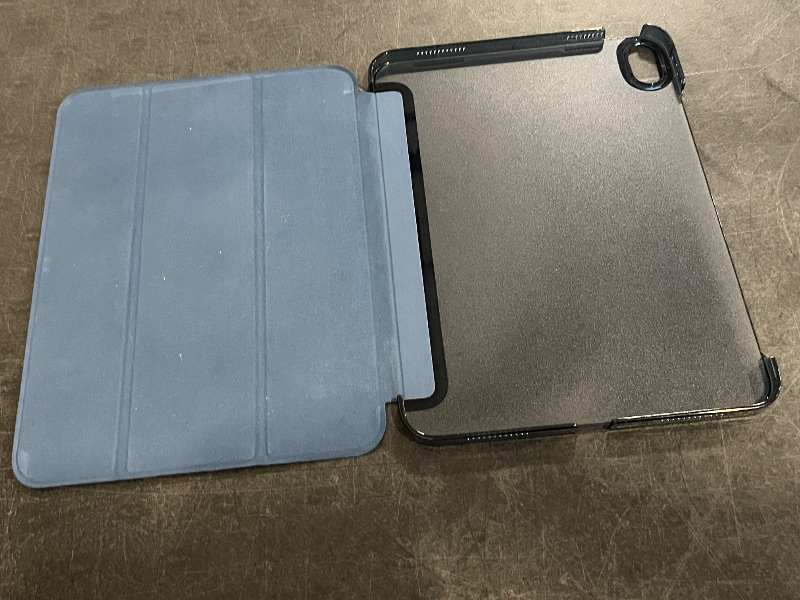 Photo 1 of MoKo Case for iPad 11th Gen 11" 2025 & 10th Gen 10.9" 2022 | Slim Stand Protective Cover | Hard PC Translucent Back Shell | Support Touch ID | Navy Blue
