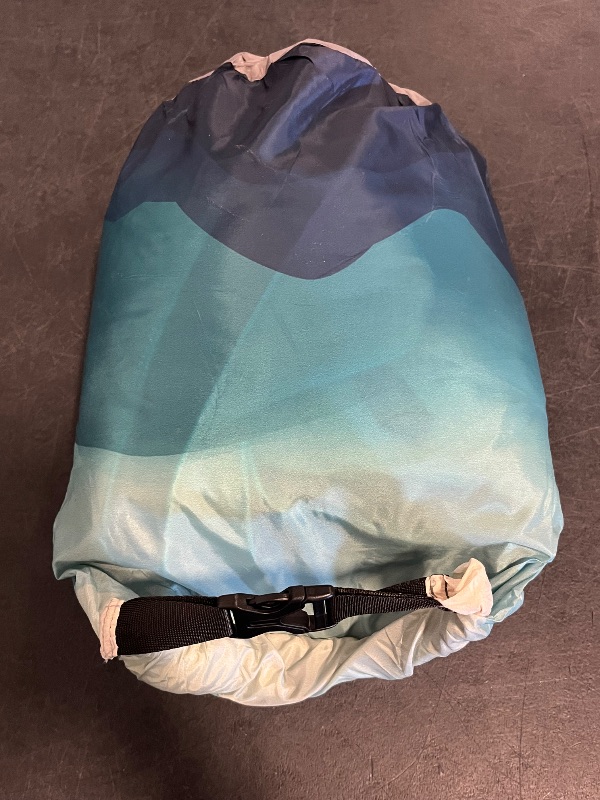 Photo 1 of Outdoor Puffy Camping Blanket, Lightweight Down Alternative Puffy Printed Camping Large Ultra Warm Hammock Top Quilt Waterproof Blanket for Traveling Picnic Beach Party Cold Weather (Green Mountain)
