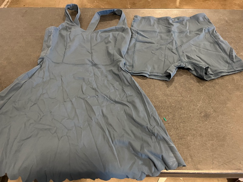 Photo 1 of (M) Similar to Picture** 
(M) 2025 Womens Tennis Dress Workout Athletic Golf Summer Dress With Spandex Shorts