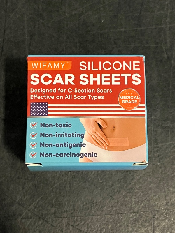 Photo 1 of Wifamy Silicone Scar Sheets for Women: Medical Grade Scar Removal C-Section Recovery & Post-Surgery Care (1.6"X 120" Roll-3M)
