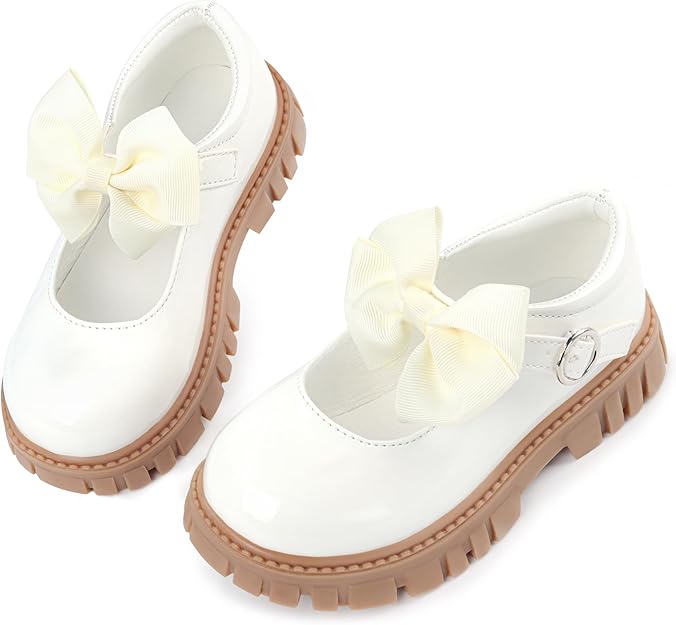 Photo 1 of Size 11 Toddler Girl Dress Shoes Bow Black Dress School Shoes Princess Mary Jane for Toddler/Little Girl
