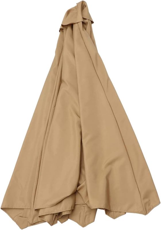 Photo 1 of Replacement Parasol Cover, Patio Umbrella Cover Cloth 3M Polyester UV Protection 8 Ribs, Waterproof Outdoor Durable Replacement Cover for Garden, Patio, Backyard, Pool
