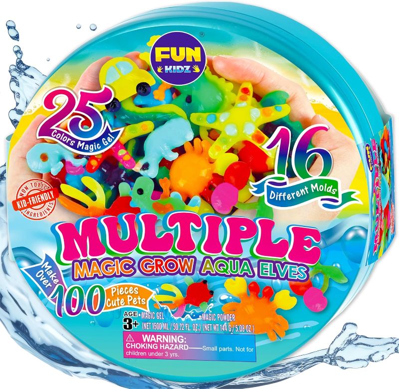 Photo 1 of Summer Multiple Magic Aqua Elves Toy Kit for Kids, FunKidz Water Fairy Gel Kit Squishy Kit for Girls Activities for Boys Ages 3+
