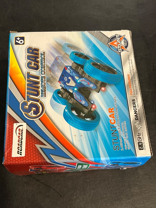 Photo 1 of Remote Control Car, Double Sided RC Car, 4WD Off-Road Stunt Car with 360° Flips, 2.4Ghz Indoor Outdoor All Terrain Rechargeable Electric Toy Cars Gifts for Boys Kids 3 4 5 6 7 8 9 10 11 12 Year Old
