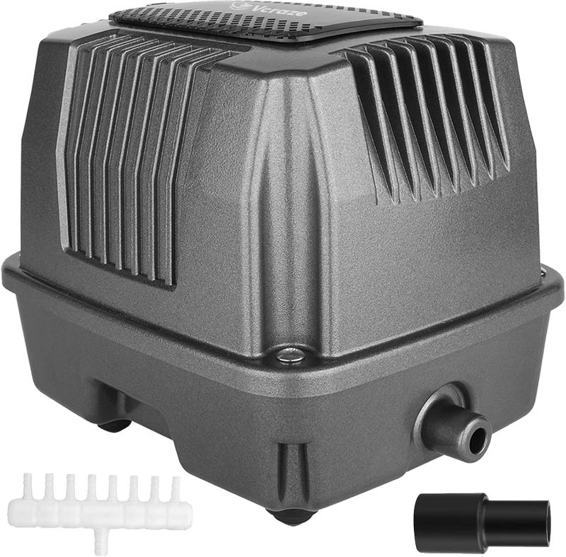 Photo 1 of Powerful Linear Air Pump, KP-40 Pond Air Pump Pond Aerator Aeration System for Koi Pond Aeration, Aquarium, Waste Treatment, Fish Farm, Seafood
