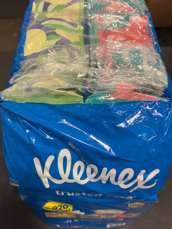 Photo 1 of Kleenex Trusted Care 2-ply Facial Tissues, Flat Boxes (160 tissues/box, 12 boxes)

