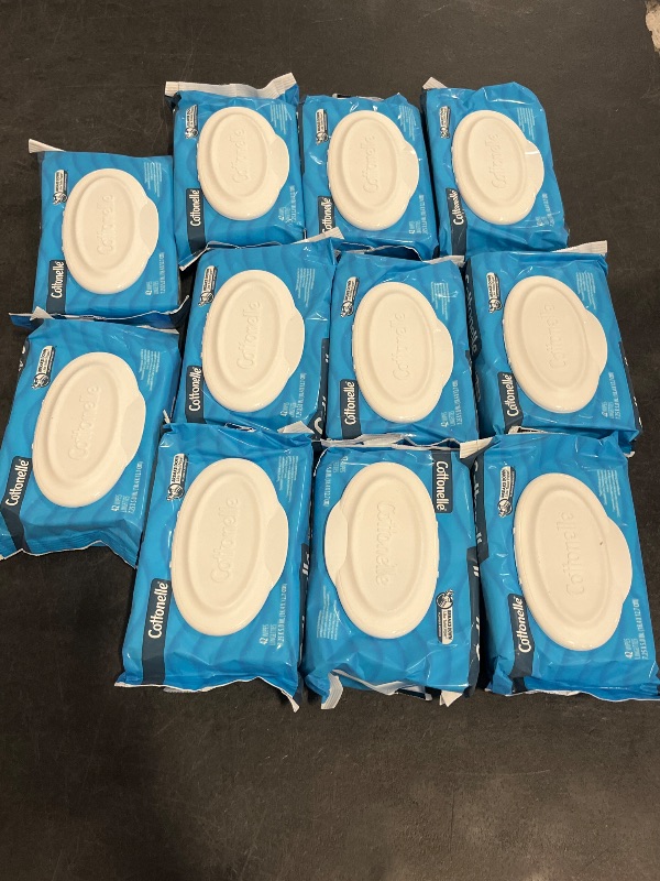 Photo 1 of Cottonelle Fresh Feel Flushable Wet Wipes, Adult Wet Wipes, 8 Flip-Top Packs, 42 Wipes Per Pack (336 Total Wipes), Packaging May Vary
