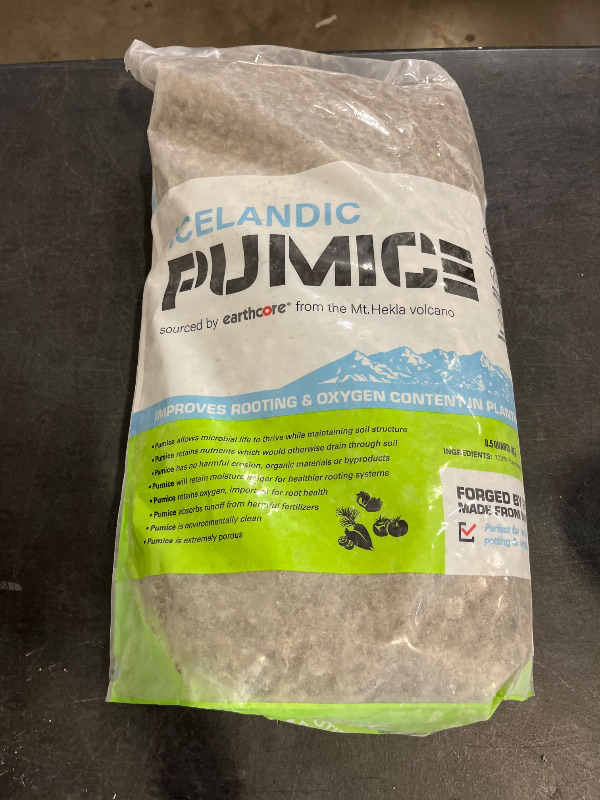 Photo 1 of Rip in Bag* Pure Icelandic Potting Pumice, 10 lbs (8.5 quarts)

