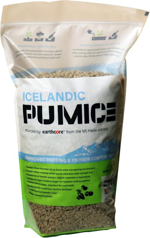 Photo 1 of Rip in Bag* Pure Icelandic Potting Pumice, 10 lbs (8.5 quarts)
