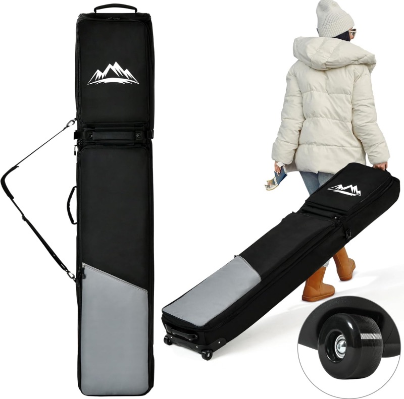 Photo 1 of Burton Snowboard Bag Ski Bag With Wheels, 900D All Round Padded Protection, Rollings Snowboard Bag Air Travel