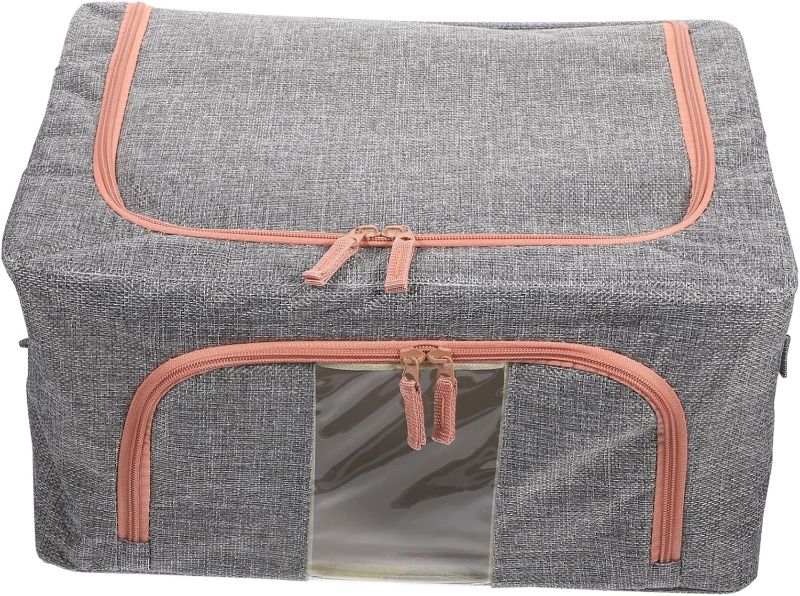 Photo 1 of GLEAVI Capacity Clothes Storage Organizer Multi-purpose Storage Bin Box for Wardrobe Sturdy Frame Space-saving
