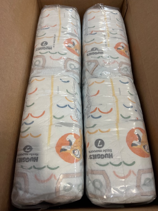 Photo 1 of Size 7 Huggies Little Movers Baby Diapers Count 96ct 