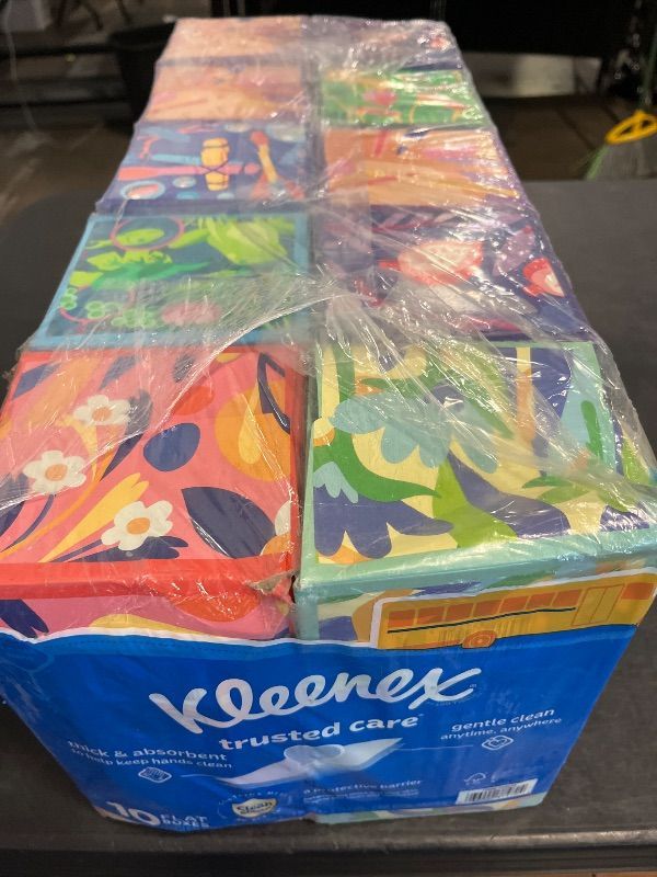 Photo 1 of Kleenex 2-Ply White Facial Tissue,230 Count (Pack of 10)