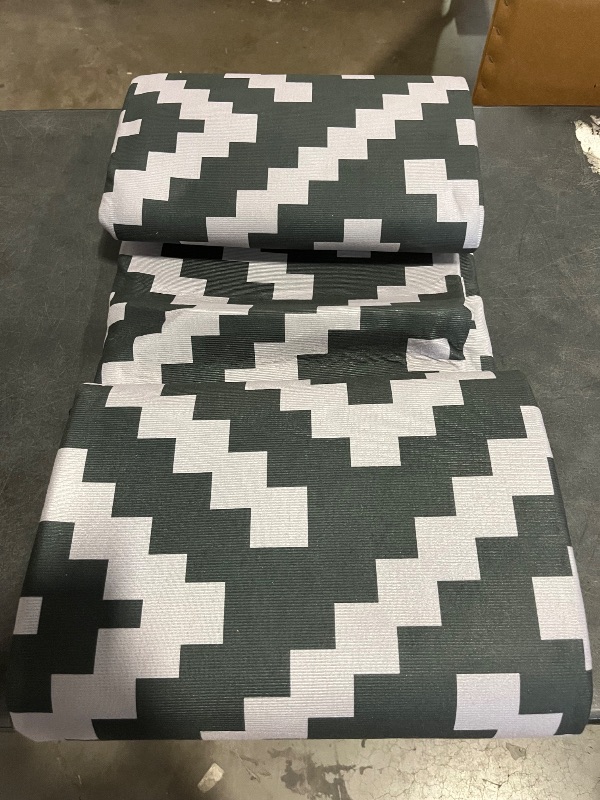 Photo 1 of *Similar to Picture* 
Black and Grey/Purple 150*250cm Rug Diamond Checker Pattern
