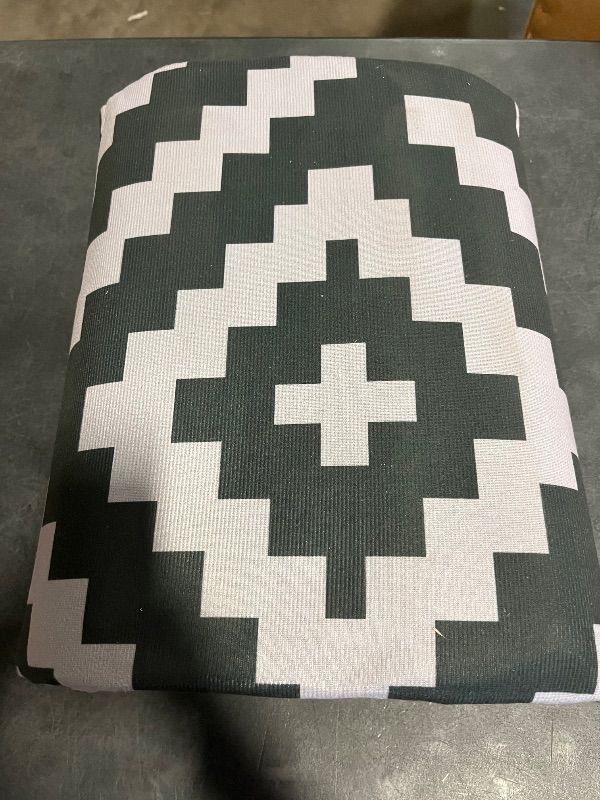 Photo 1 of *Similar to Picture* Black and Grey/Purple 150*250cm Rug Diamond Checker Pattern
