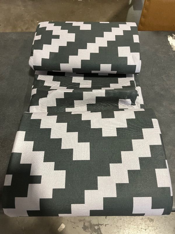 Photo 1 of *Similar to Picture* Black and Grey/Purple 150*250cm Rug Diamond Checker Pattern