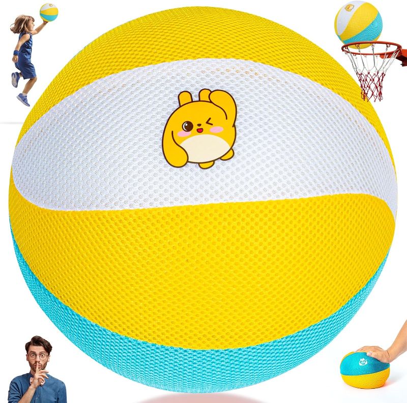 Photo 1 of Silent Dribbling Basketball - Upgraded 2025 Model, Quiet Foam Training Ball for Indoor Activities
