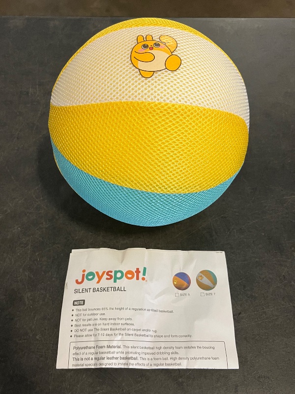 Photo 1 of Silent Dribbling Basketball - Upgraded 2025 Model, Quiet Foam Training Ball for Indoor Activities
