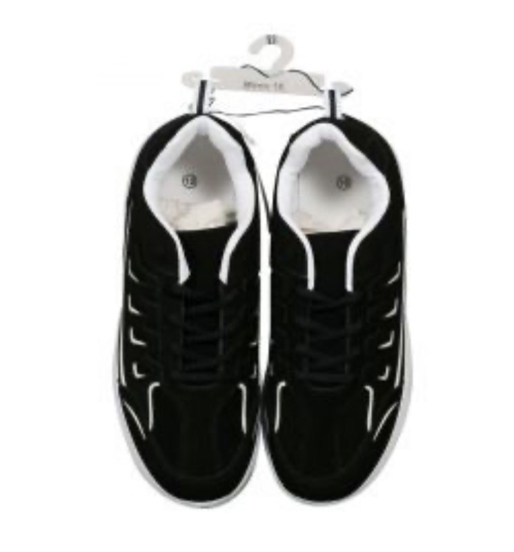 Photo 1 of Size 11 Mens Black and White Sneakers