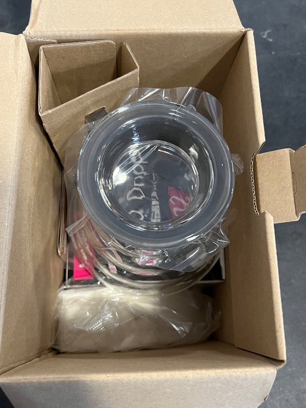 Photo 1 of Hario V60 Coffee Pour Over Kit Bundle Set - Comes with Ceramic Dripper, Range Server Glass Pot, Measuring Spoon, and 100 Count Package of Hario 02W Coffee Filters
