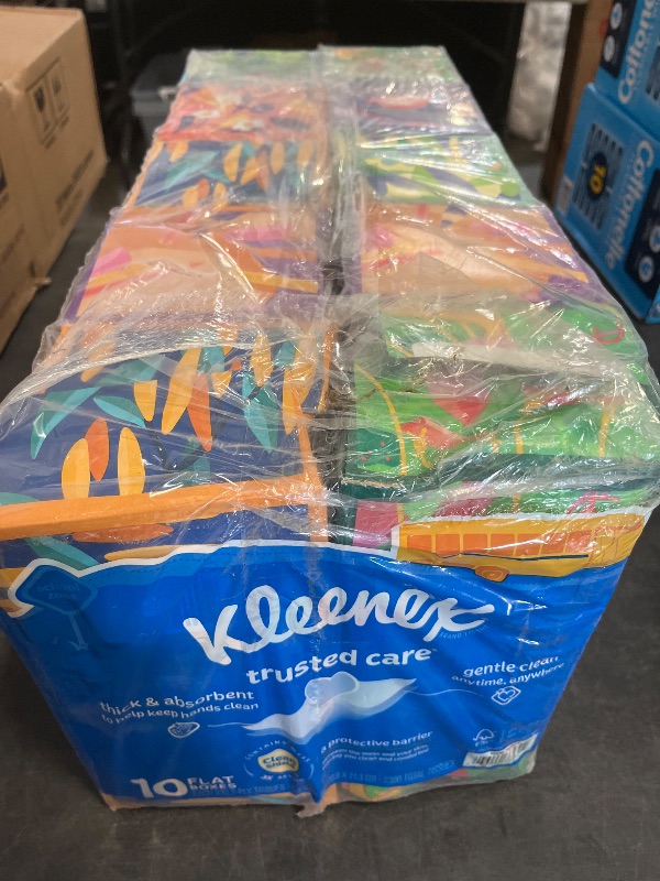 Photo 1 of Kleenex 2-Ply White Facial Tissue,230 Count (Pack of 10)