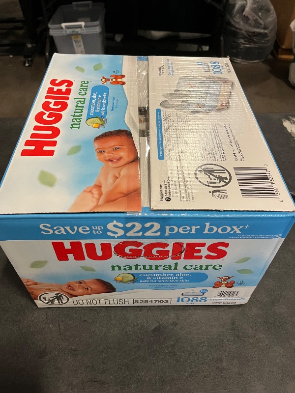 Photo 1 of Huggies Natural Care Baby Wipe Refill, Refreshing Clean (1,088 Count)
