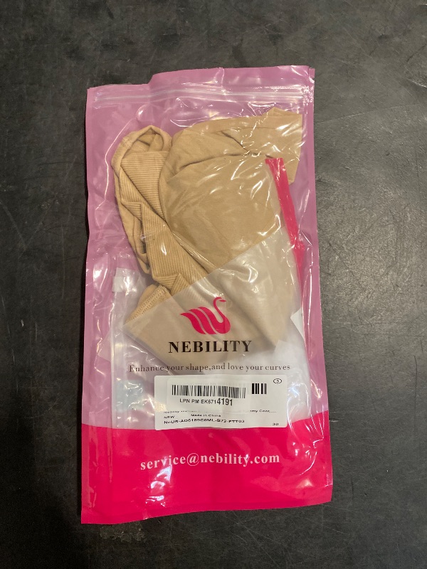 Photo 1 of (M/L) Nebility Shapewear for Women Tummy Control Shapewear Bodysuits Seamless Body Shaper Waist Trainer Snatched Body Suit (Medium-Large, Beige)