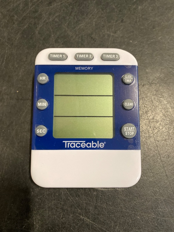 Photo 1 of Traceable Triple-Display Digital Timer with Calibration