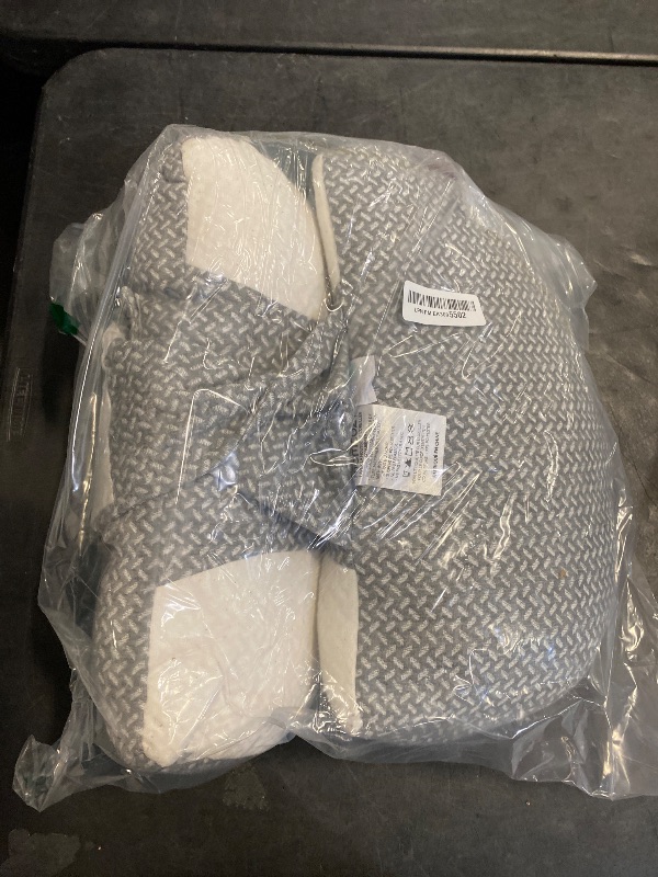 Photo 1 of Momcozy Plus W Shaped Pregnancy Pillow for Sleeping, Adjustable Maternity Pillow for Side Sleepers, Portable Wedge Belly Support, Compact Design for Back Belly and HIPS, Grey and White