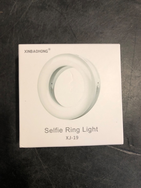 Photo 1 of XINBAOHONG Selfie Ring Light Rechargeable Portable Clip-on Selfie Fill Light with 40 LED for Smart Phone Photography, Camera Video, Girl