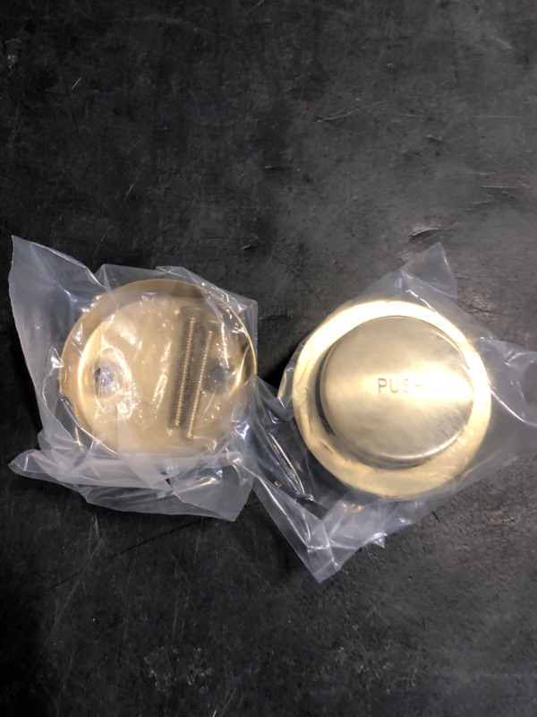 Photo 1 of Kingston Brass KBU2007 Eugene Tip-Toe Tub Drain Conversion Kit, Brushed Brass 2.75 x 2.94 x 2.31