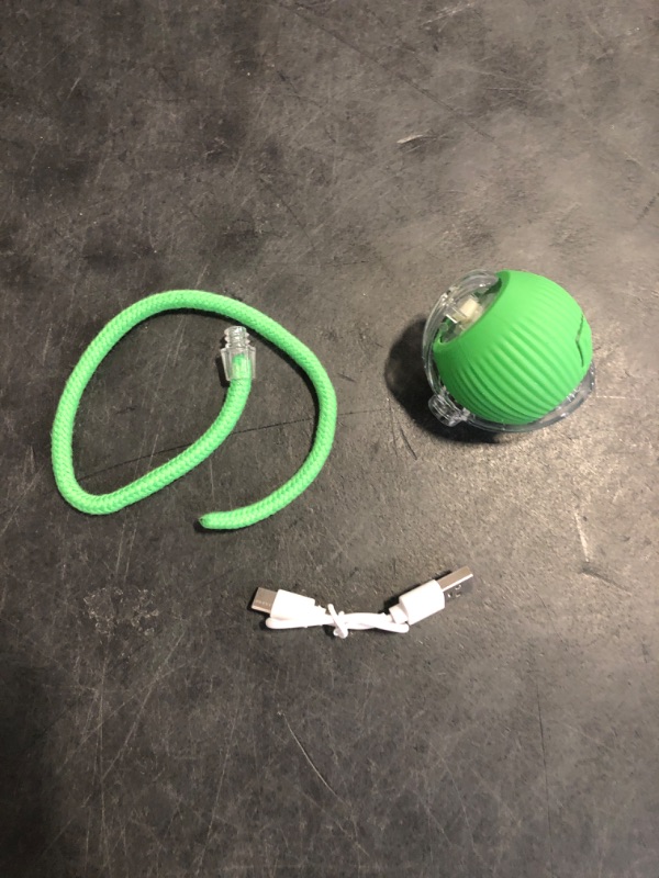Photo 1 of AMATFFUG Interactive Cat Toy,Electric Dog BallToy,Cat Toys for Indoor Cats,Chewie Viral Dog Ball,Adjustable Sports Rolling Toy,Electric Rolling Ball Christmas Birthday Gift for Pets.(Green)
