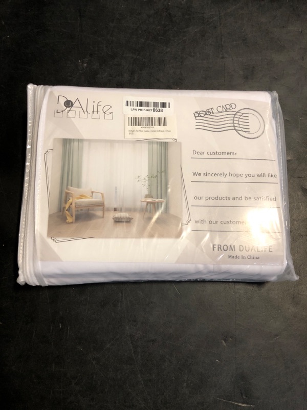 Photo 1 of Pure White Curtains 96 Inches Long, White Privacy Curtains Back Tab/Rod Pocket Bedroom Draperies, Thermal Insulated Window Treatment Panels 52 x 96 Inch, 2 Panels