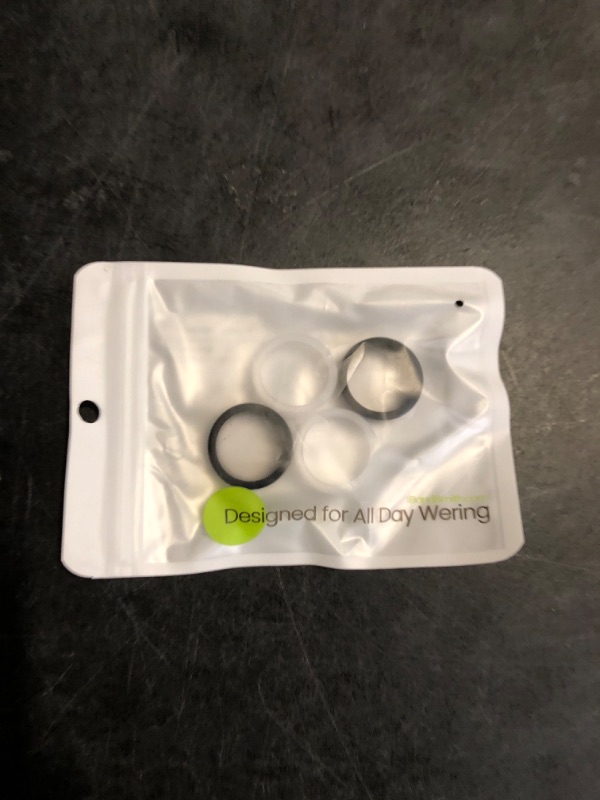 Photo 1 of BandSmith Silicone Ring Cover Compatible with Oura Ring Protector, Elastic Case for Oura Ring Gen 4/3 Working Out - Patent Protected (Black*2+Clear*2, M for 11/12/13)