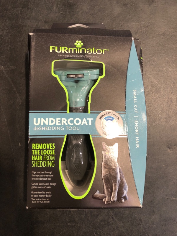 Photo 1 of FURminator® deShedding Tool For Small Cats, Short Hair, Removes Loose Hair From Shedding