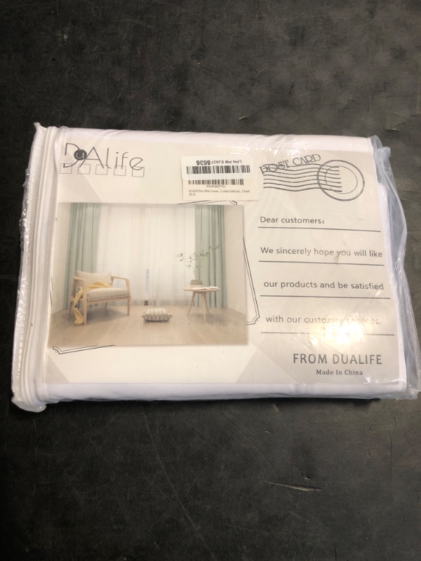 Photo 1 of Pure White Curtains 96 Inches Long, White Privacy Curtains Back Tab/Rod Pocket Bedroom Draperies, Thermal Insulated Window Treatment Panels 52 x 96 Inch, 2 Panels
