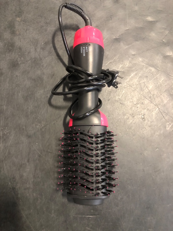Photo 1 of Hair Dryer Brush Blow Dryer in One, Upgraded 4 in 1 Hair Drying Hair Blowout Brush,One Step Hair Dryer and Styler Hot Air Hair Negative Ion Anti-frizz Straightener and Curling Wand
