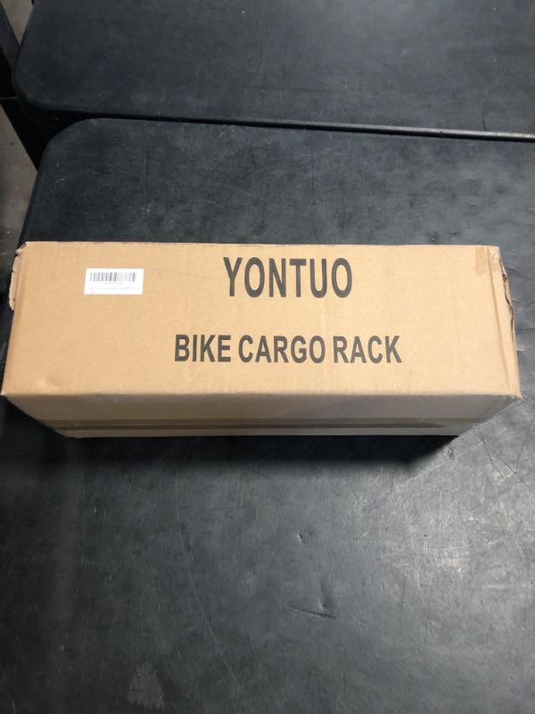 Photo 1 of YONTUO Rear Bike Rack with Quickly Release Camp,Retractable Aluminum Alloy Bicycle Cargo Rack,Thickened Frame and Main Tube for 26"-29" Frames Commuter Carrier,Max Weight 22lb,BCR01V2