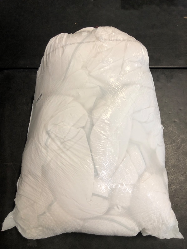 Photo 1 of TOPGREEN Feather Down Fiber Comforter Oversized King, Extra Fluffy Duvet Insert for All Season, Luxury Hotel Bed Comforters, with Ultra-Soft Egyptian Cotton Blend Case (120x98 Inch, White)