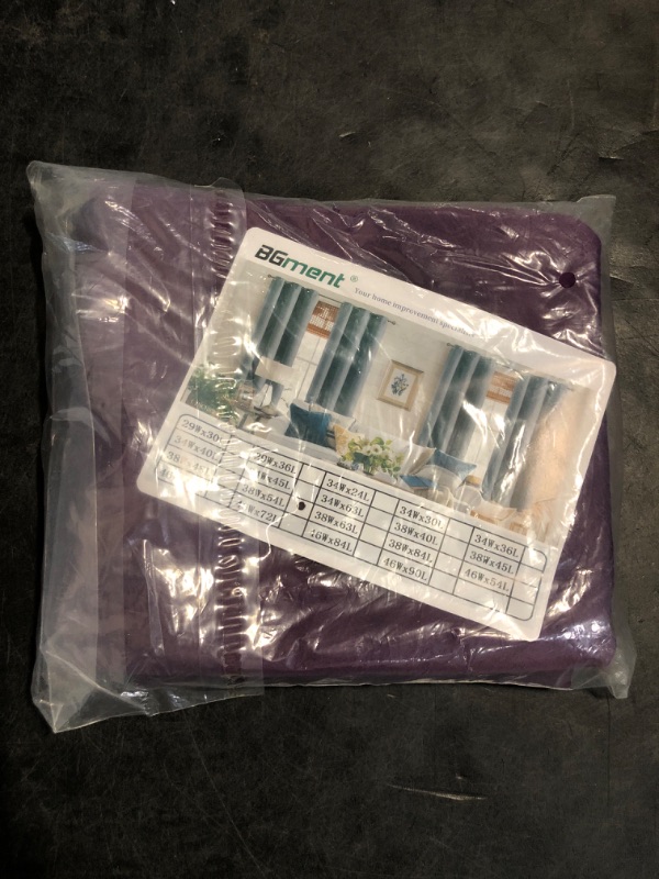 Photo 1 of Fazhesici Purple Blackout Velvet Curtains 84 inches Long Windows Rod Pocket Drapes with Tassels Soundproof Thermal Curtains for Living Room 2 Panels Set 52" x 84"