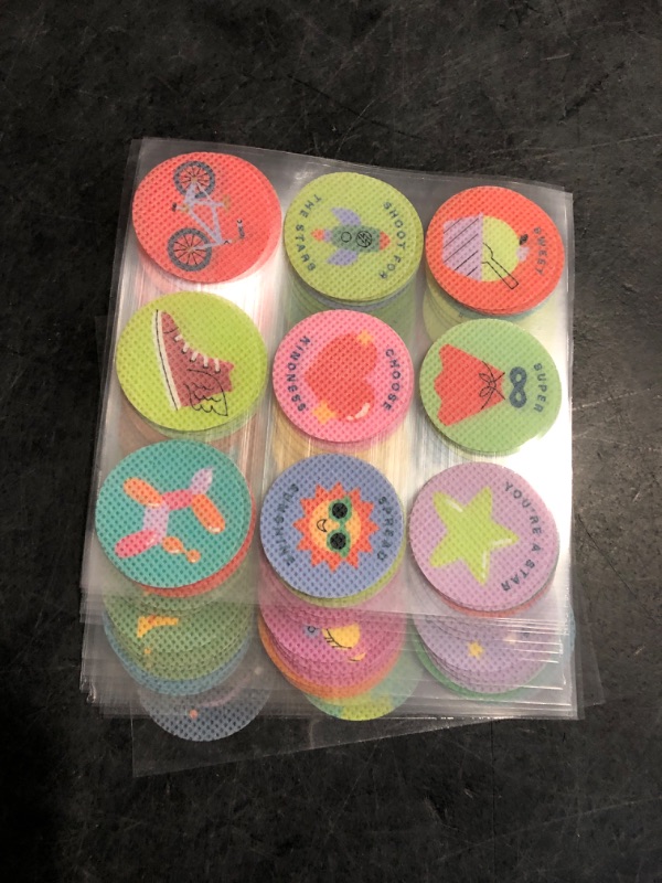 Photo 1 of Cliganic Mosquito Repellent Stickers (180 Pack) - Positive Vibes Patches for Kids, Natural DEET-Free, Essential Oil Infused