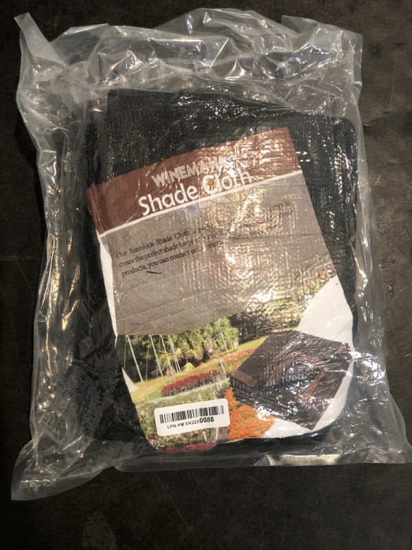 Photo 1 of winemana 90% Shade Cloth, Dog Kennel Shade Cover, 6.6 x 16 FT Sturdy Durable Sunblock Shade Mesh Tarp with Grommets for Patio Plants Greenhouse Chicken Coop Porch