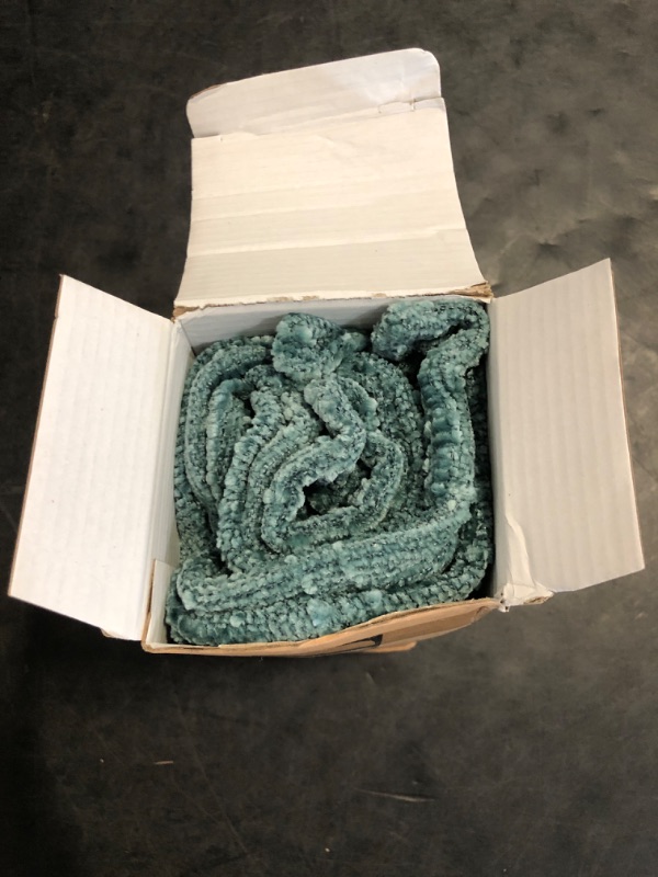 Photo 1 of MADIZZ Pack of 2 Chenille Throw Pillow Covers 20x20 Inch Teal Soft Neutral Decorative Throw Pillows for Couch Sofa Boho Accent Cushion Covers Modern Farmhouse Home Decor for Bedroom Living Room