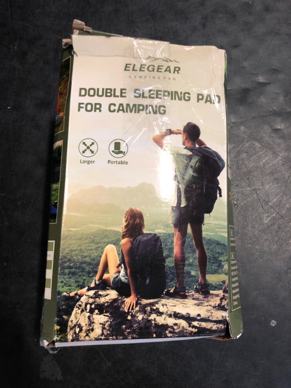Photo 1 of Elegear Double Sleeping Pad - 4" Ultra-Thick Self Inflating Camping Mat for 2 Persons with Built-in Pillow and Foot Pump