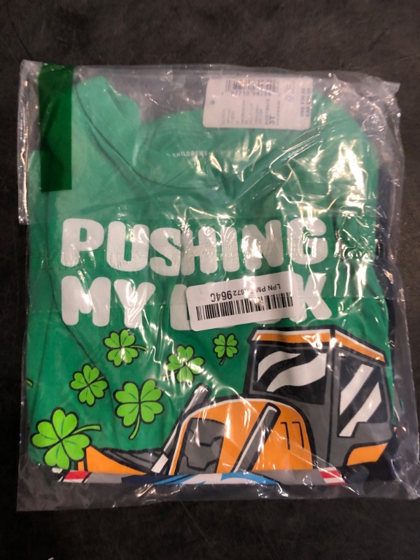 Photo 1 of 3T - The Children's Place,Baby-Boys,and Toddler Vehicle Short Sleeve Graphic T-Shirts,multipacks,Excavator/My Luck/Race Cars 3-Pack,3T